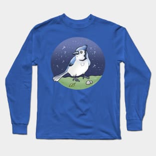 Bluejay Night Sky Long Sleeve T-Shirt